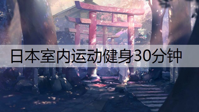 日本室内运动健身30分钟